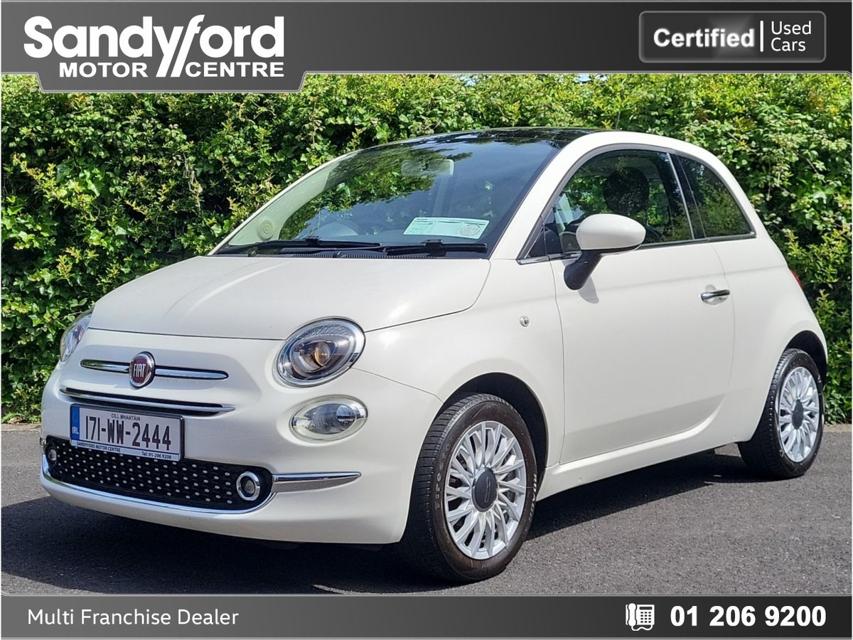 Fiat Fiat 500 1.2 Lounge **Pan Roof** 